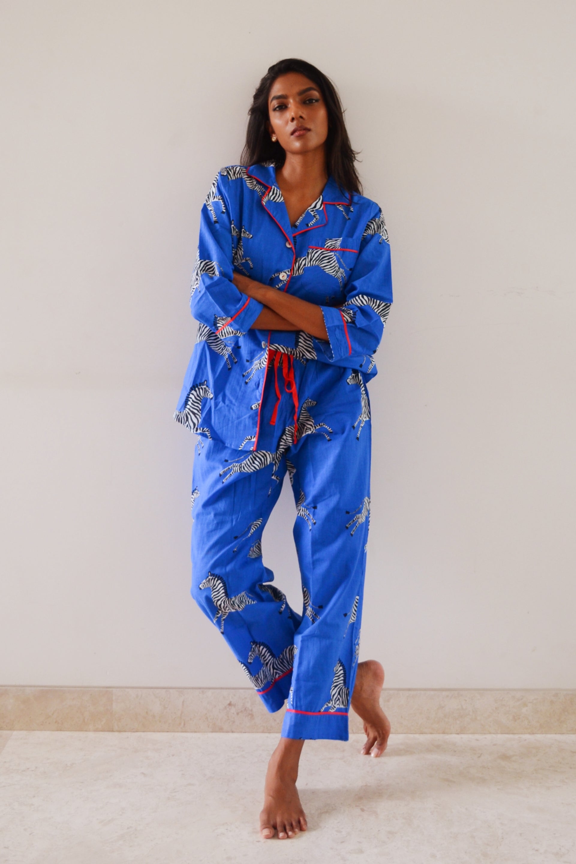 Pajama Pants in Arcturus Blue Petrol for Women